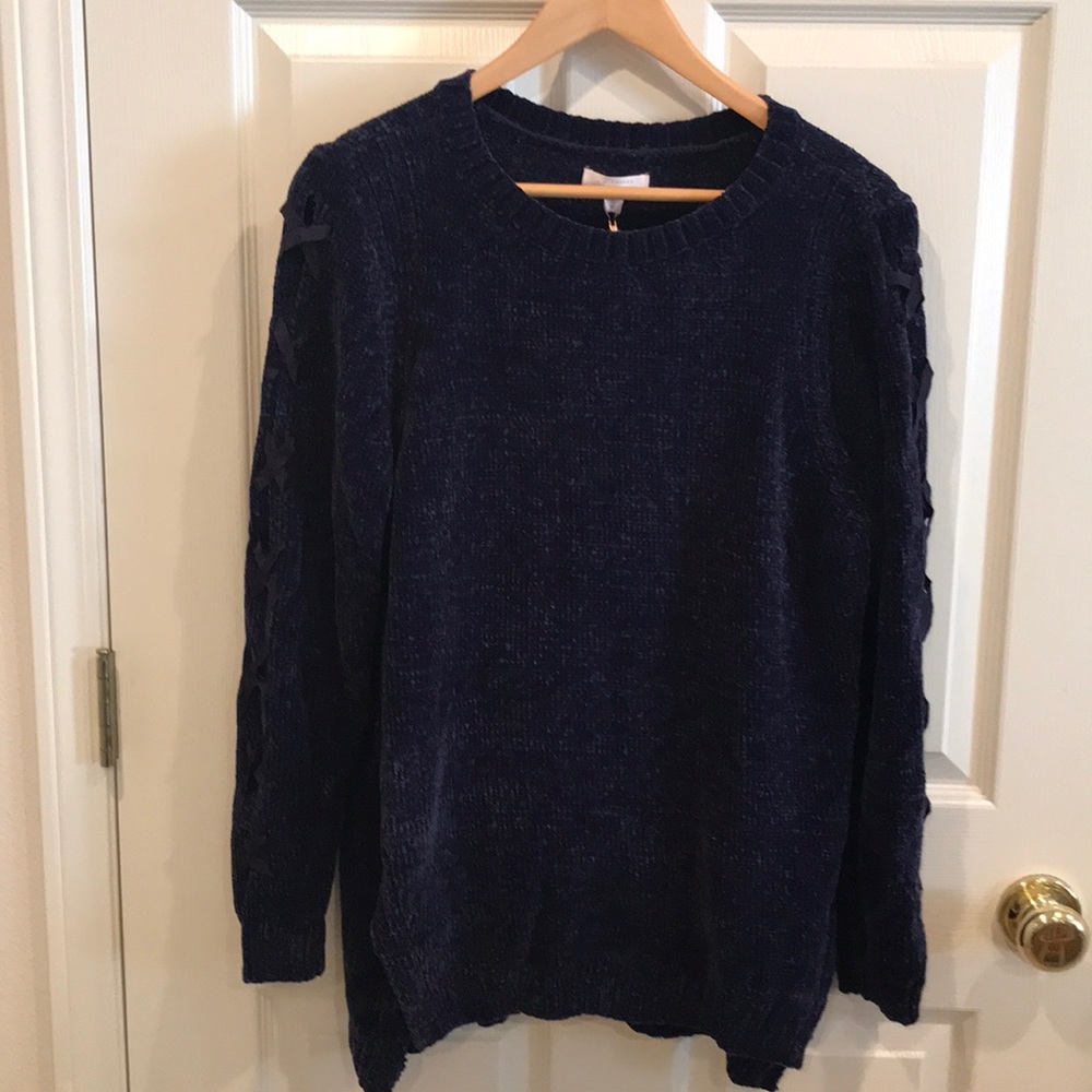 Lauren Conrad Navy Sweater